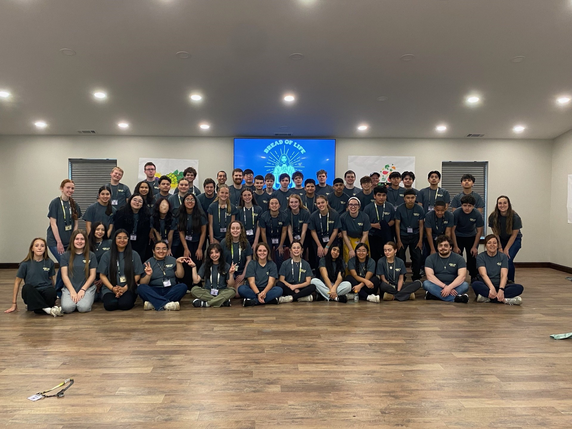 Group photo of the Totus Tuus evening program 2024 at SCB parish